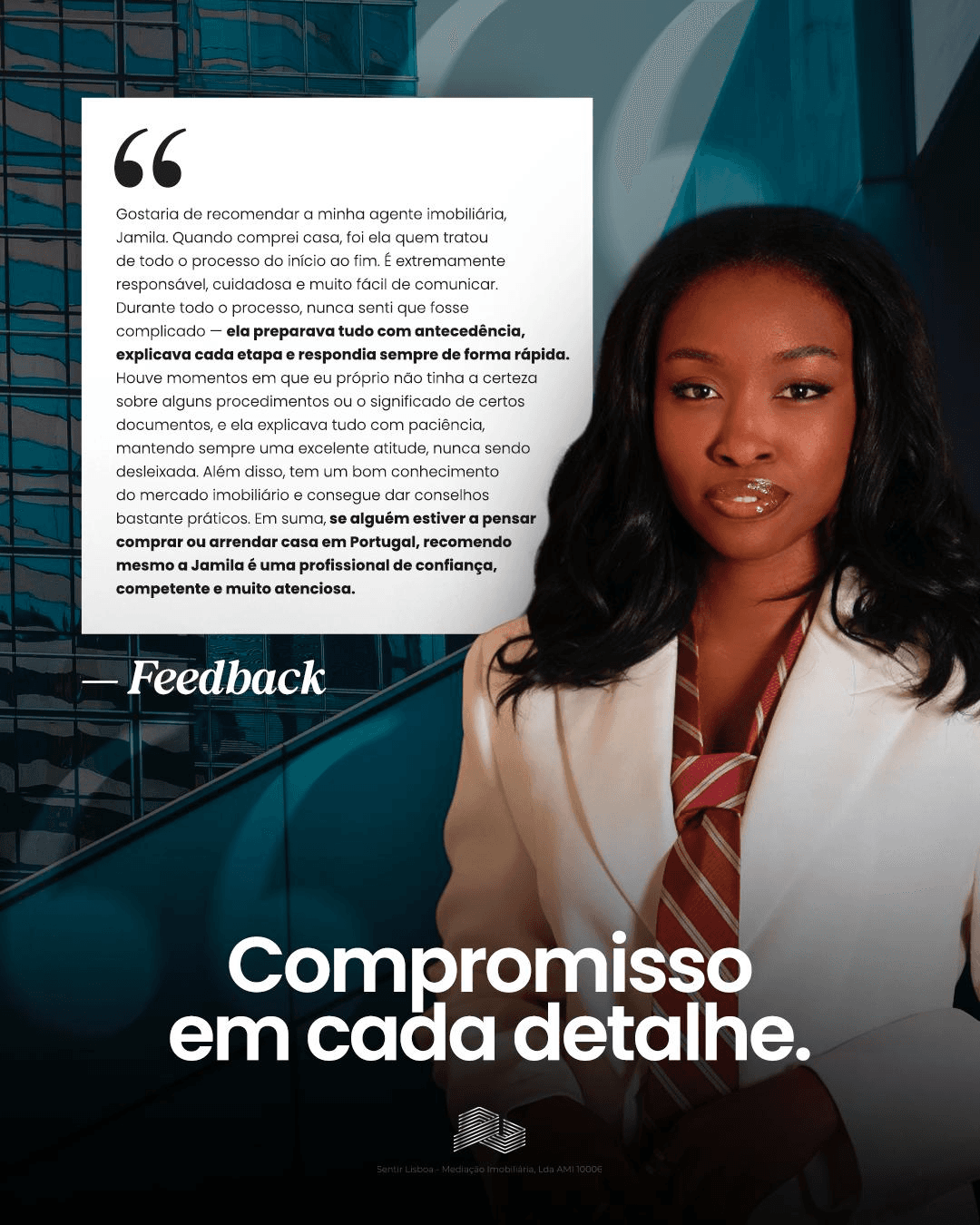 Testemunho — Cliente Português